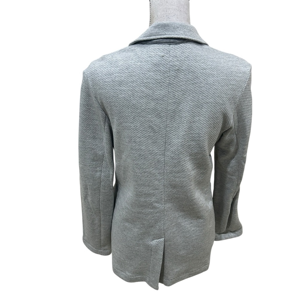 Faherty Inlet Heather Gray 2 Button Stretchy Knit… - image 8